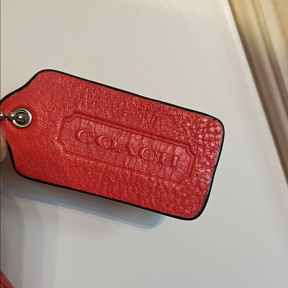 Coach pink/Red poppy Perri Hippie Leather Shoulder Bag - Picture 4 of 9